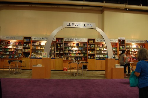 Llewellyn still enjoys a nice booth at this trade show.